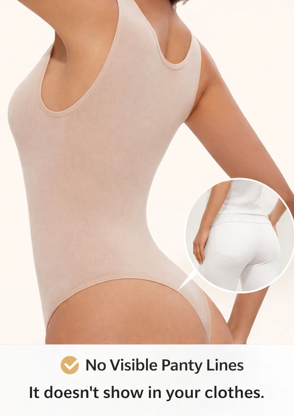 Seamless Shapewear Bodysuit – Tummy Control Thong