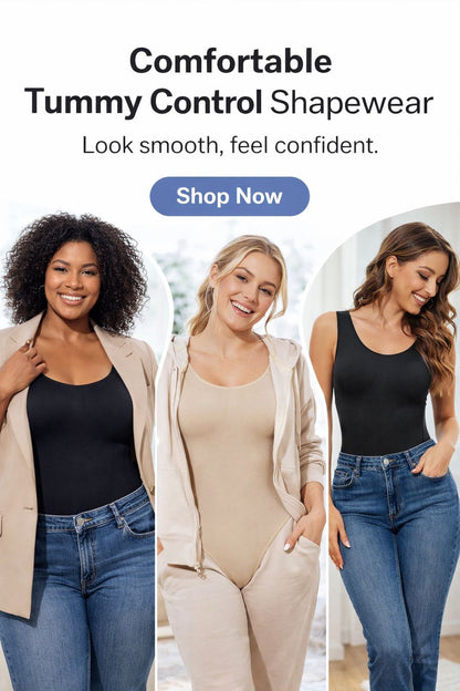 Seamless Shapewear Bodysuit – Tummy Control Thong