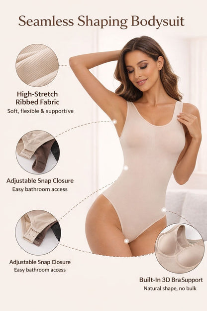 Seamless Shapewear Bodysuit – Tummy Control Thong